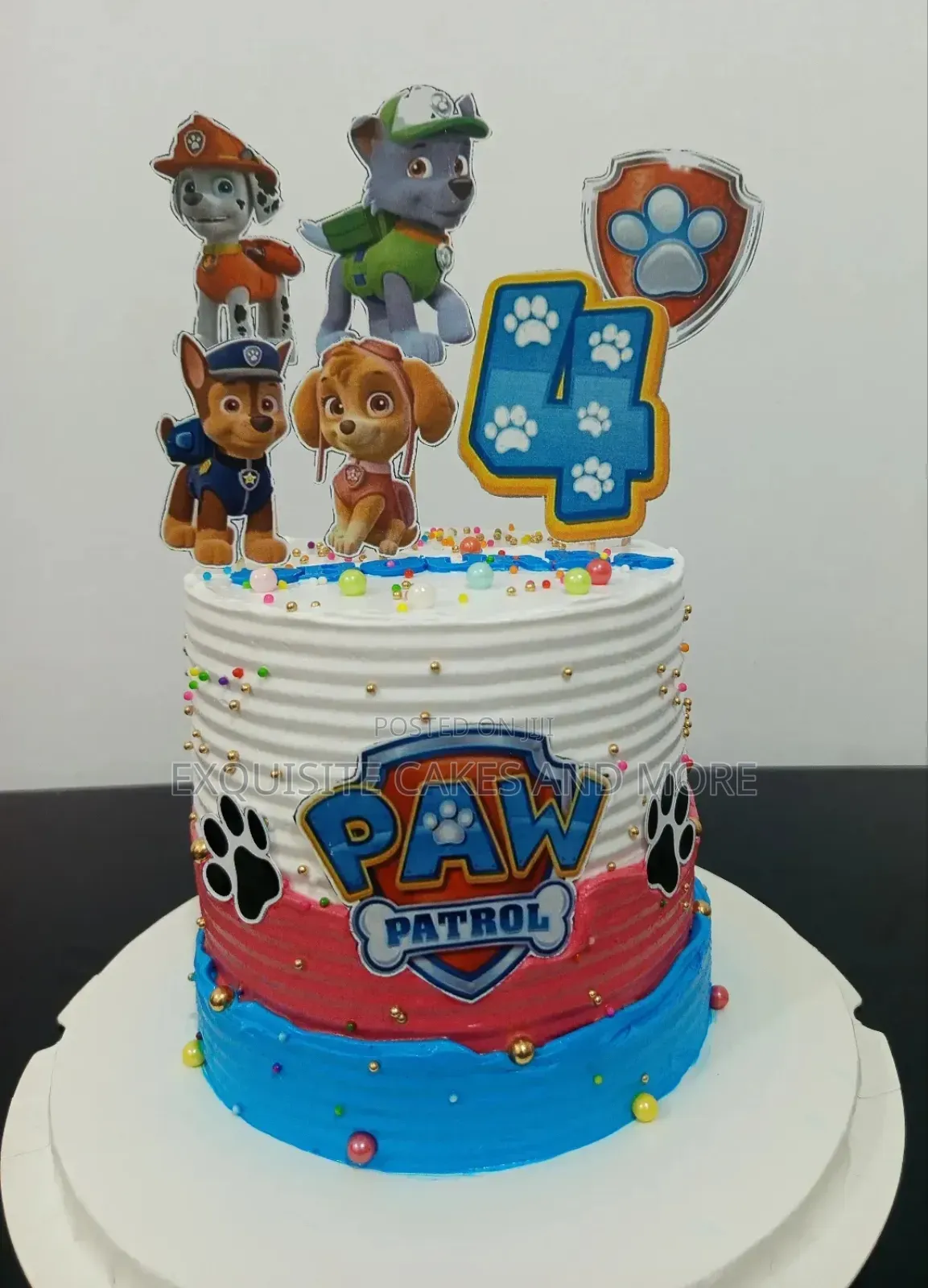 Paw Patrol Character Cake Size '6'