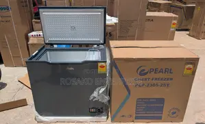 Pearl PCF-2305 Chest Freezer With Glass Door Size *188ltrs*