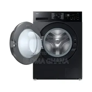 Modern Black Deco Samsung 10.1kg Bespoke Ai Front-Load Washing Machine