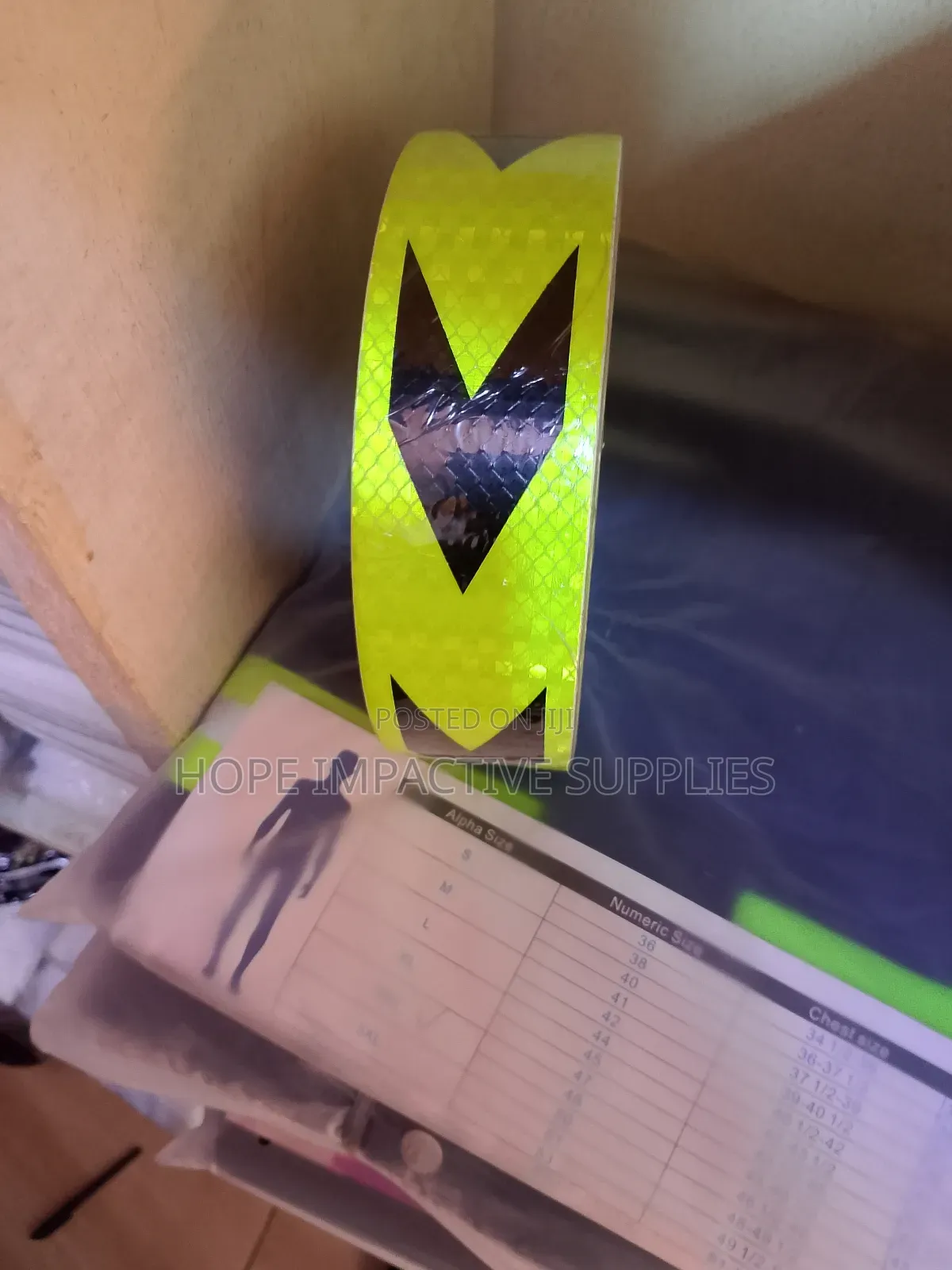 Strip Safety Reflective Tapes[Red & Black N Yellow & Black]