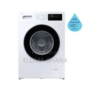 Led Display Samsung a Front-Load Washing Machine With an 8kg Capacity.