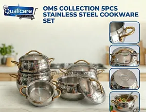 Oms Collection 10pcs Stainless Steel Cookware