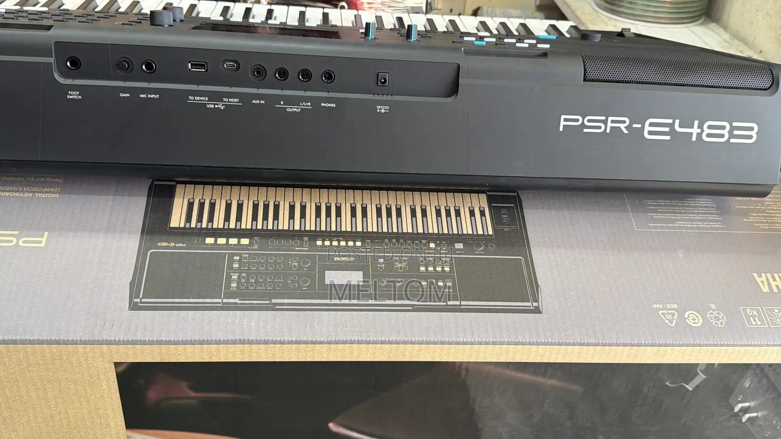Yamaha PSR-E483 Keyboard (Latest Model)
