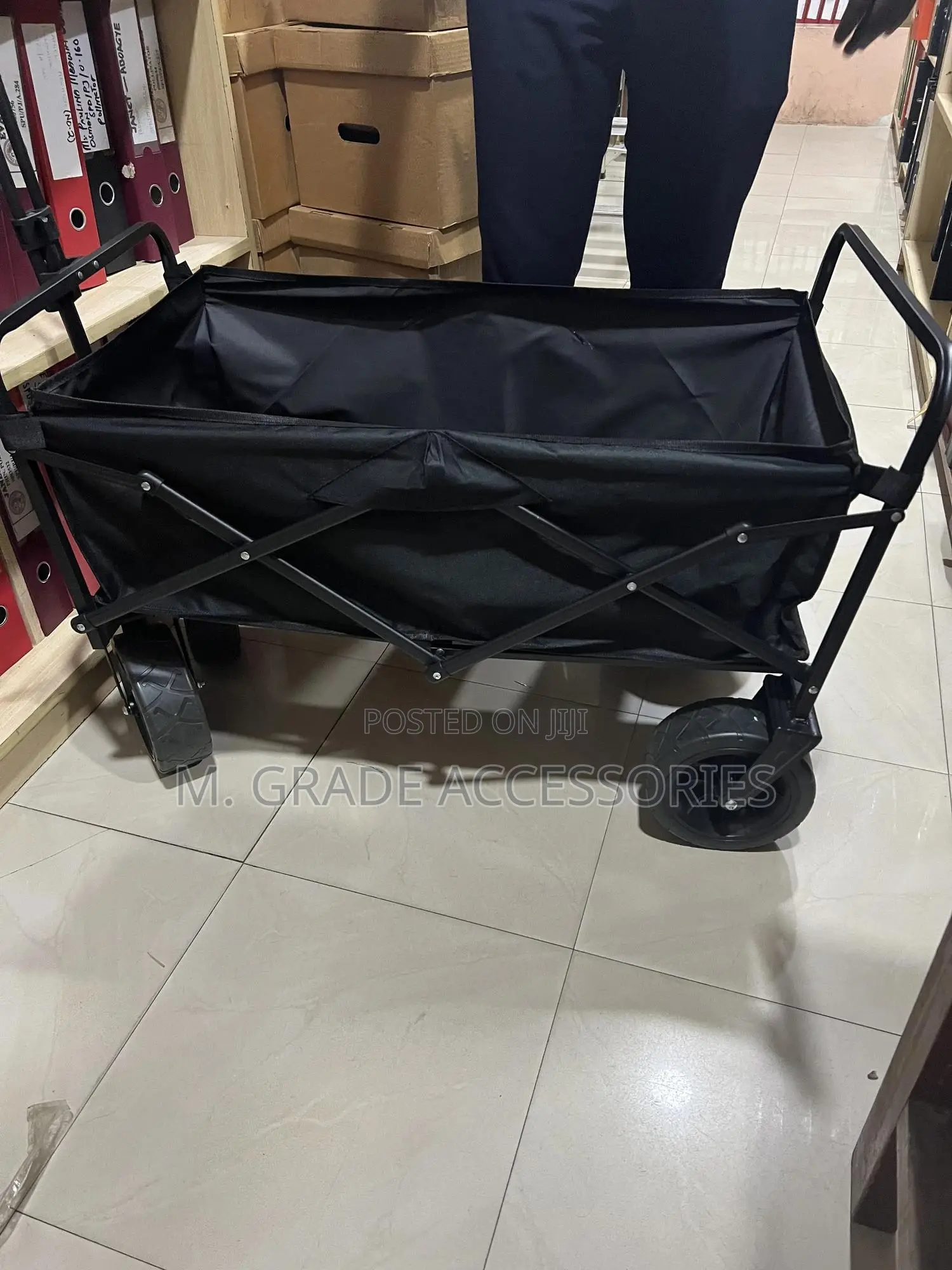 4 Wheel Foldable Wagon Trolley