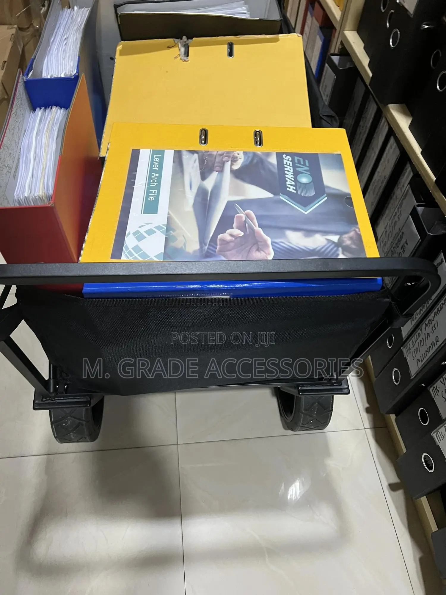 4 Wheel Foldable Wagon Trolley
