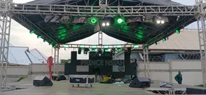 Platform,Trusses, Lighting System and Led Screen Pannels for Rentals