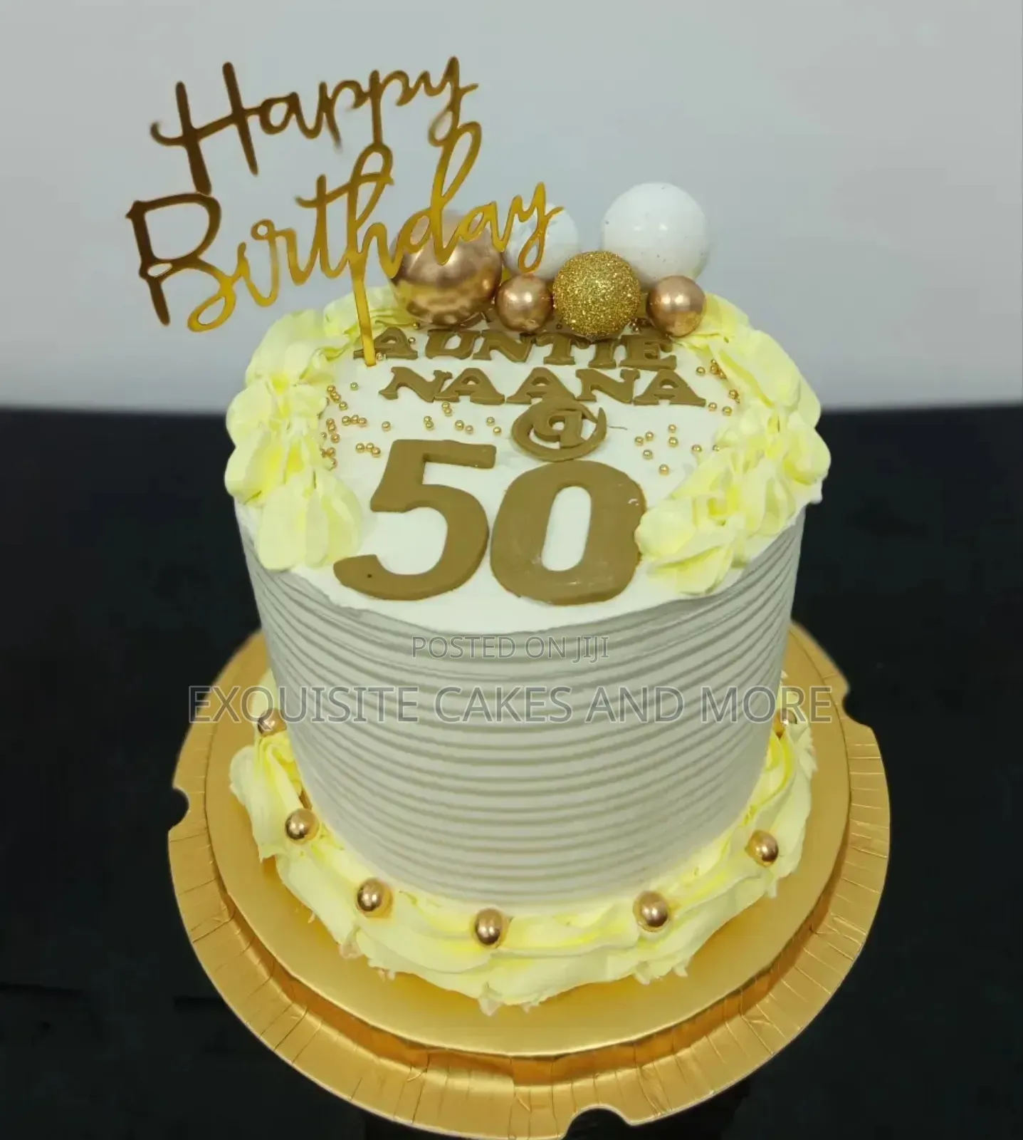 Cream Anniversary/ Birthday Cake, Order Now