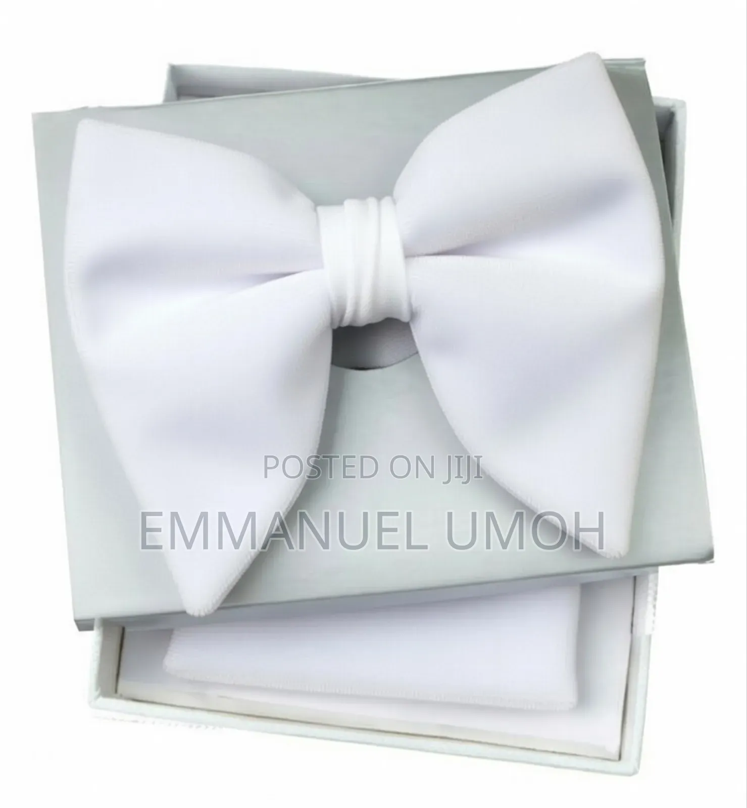 Classic Velvet Butterfly Bow Tie and Pocket Kerchief
