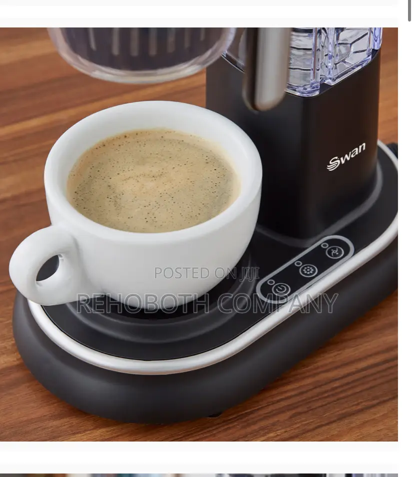 Swan Grind and Brew Coffee Maker, Bean to Cup Coffee to Go Machine