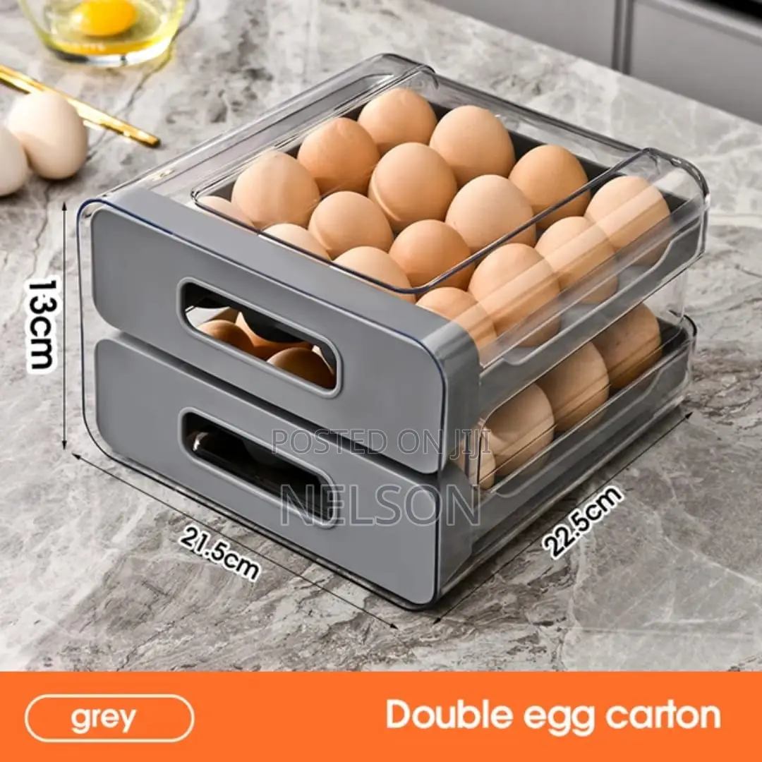Double Egg Carton - Clear Container