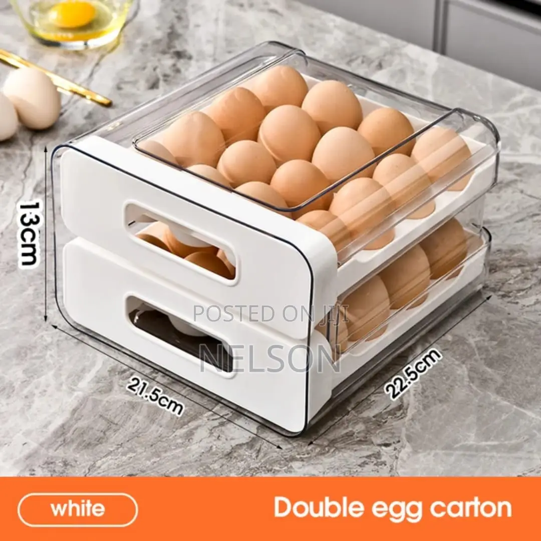 Double Egg Carton - Clear Container