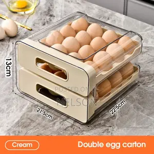 Double Egg Carton - Clear Container