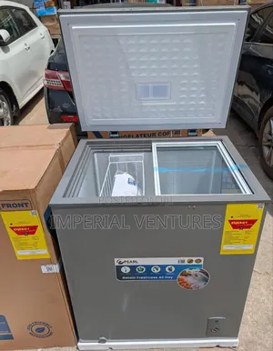 Pearl *147l* Chest Freezer 
With Sliding Glass