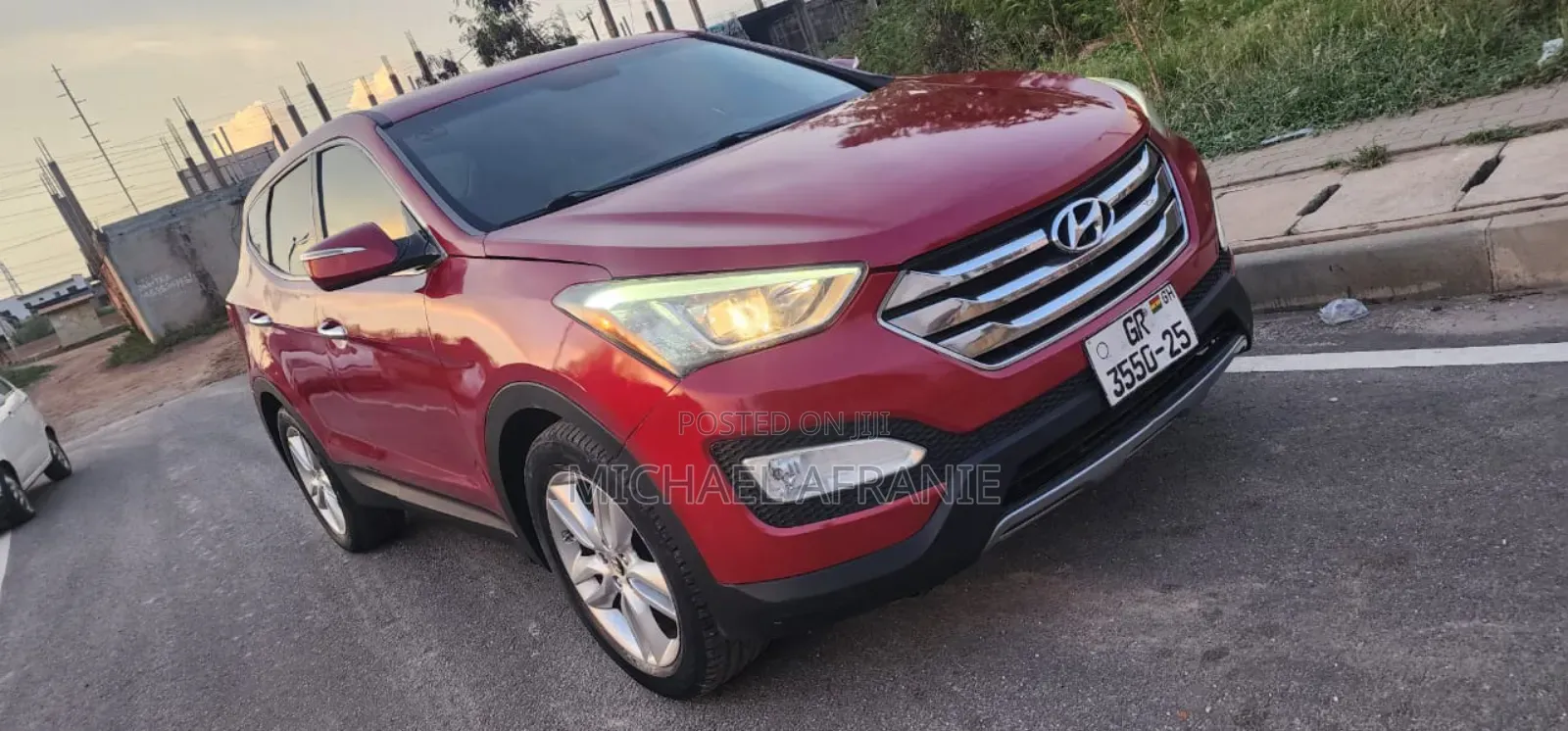 Hyundai Santa Fe 2015 Red