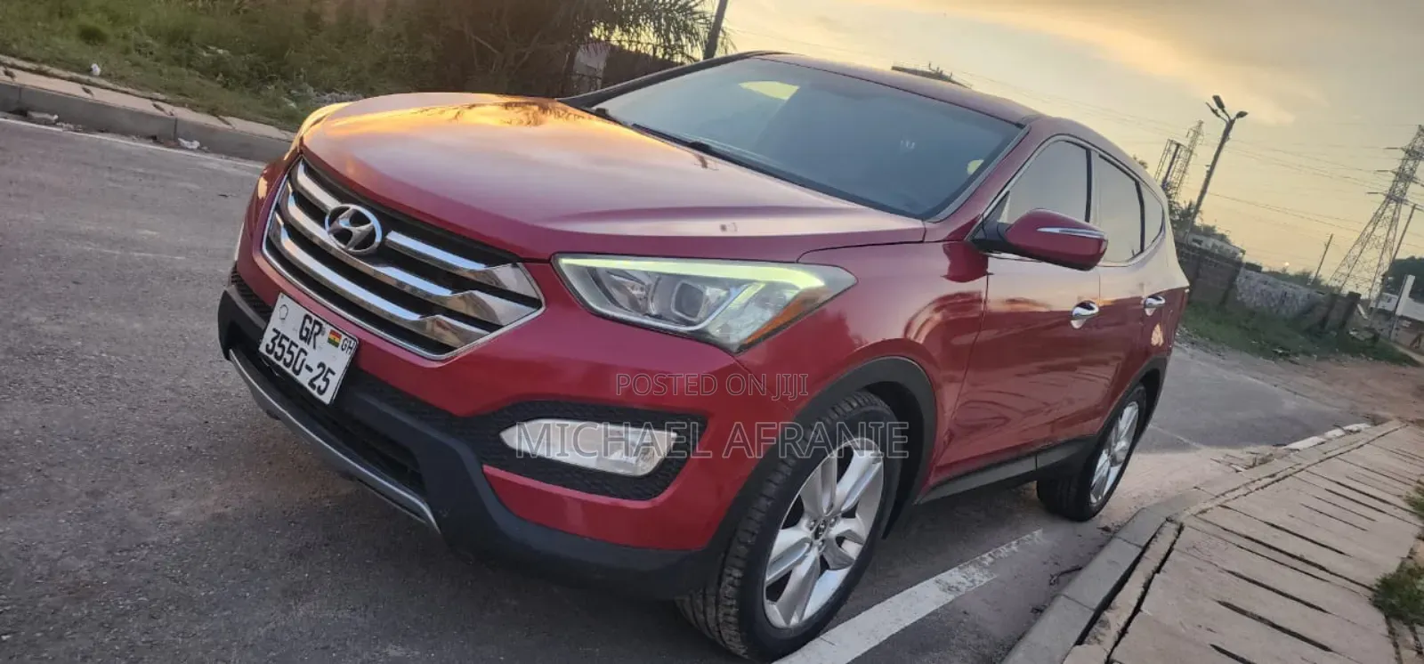 Hyundai Santa Fe 2015 Red