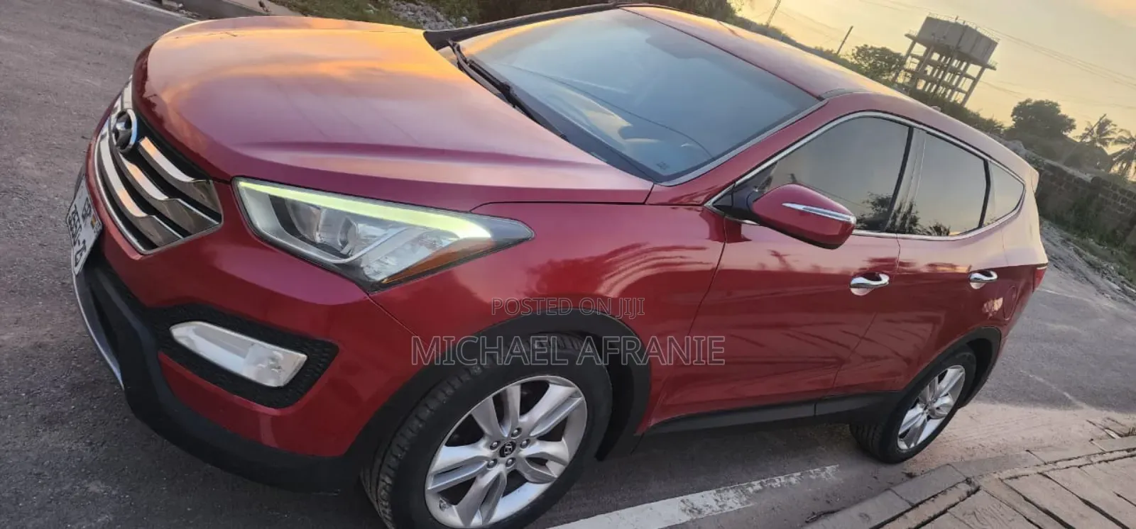 Hyundai Santa Fe 2015 Red
