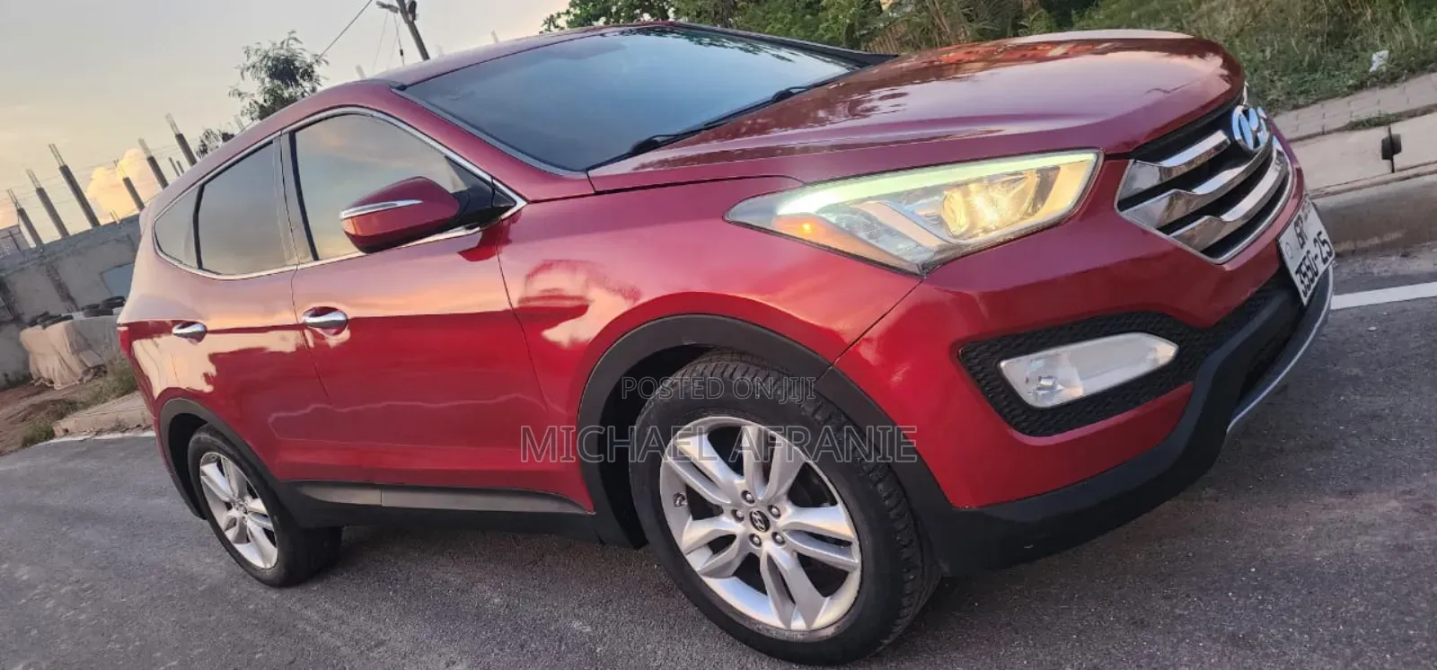 Hyundai Santa Fe 2015 Red