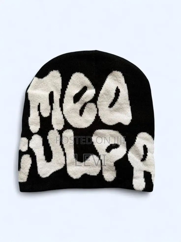 Black/White Beanie
