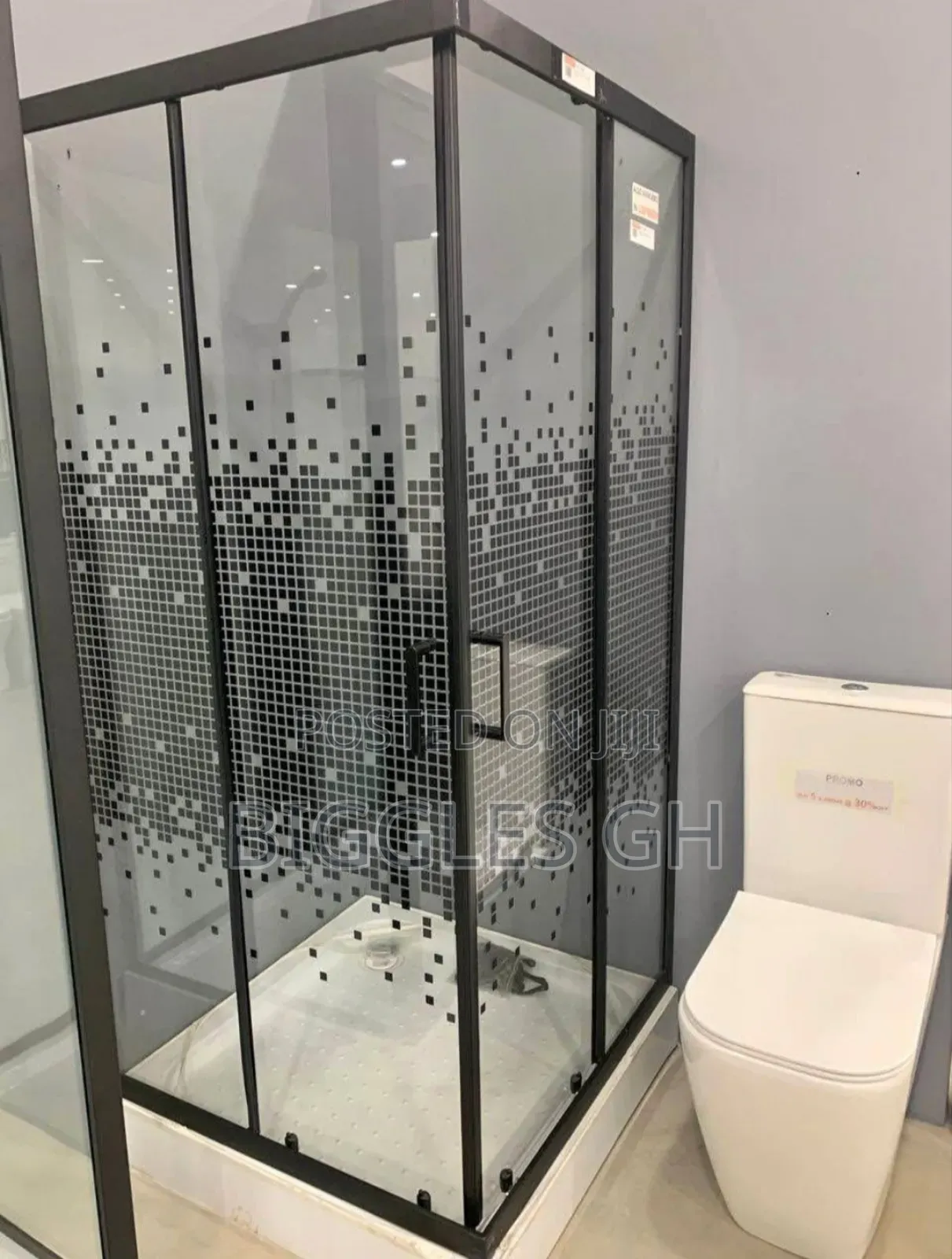 90×90 Glass Cubicle Bathroom