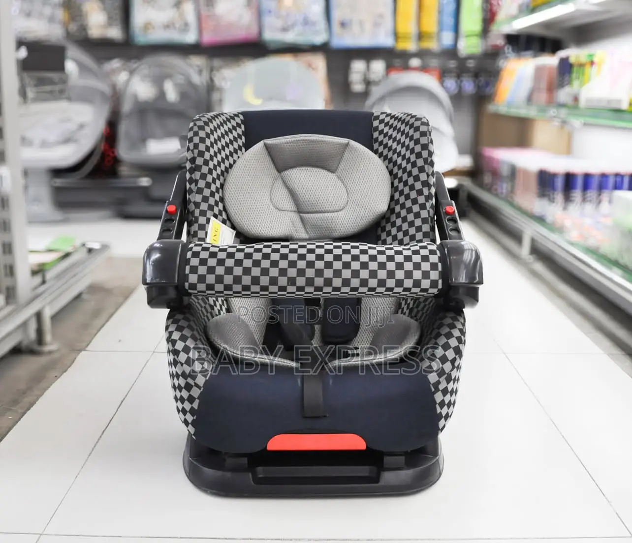 Adjustable Baby Carseat With Removable Safety Bar Comfortable Secure