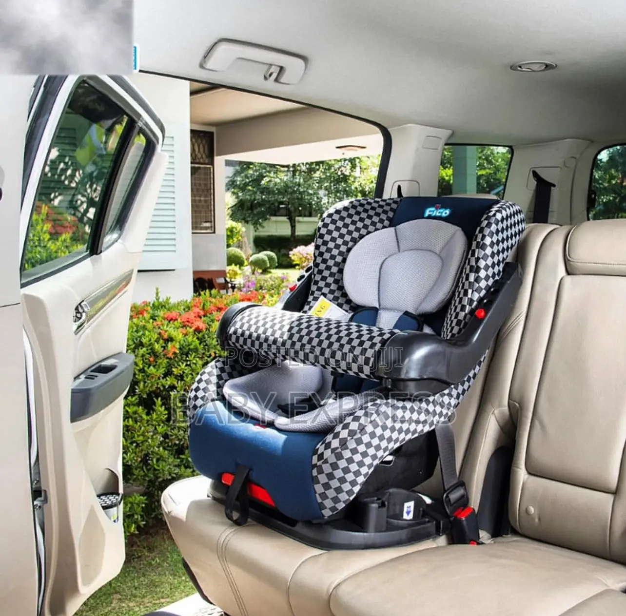 Adjustable Baby Carseat With Removable Safety Bar Comfortable Secure