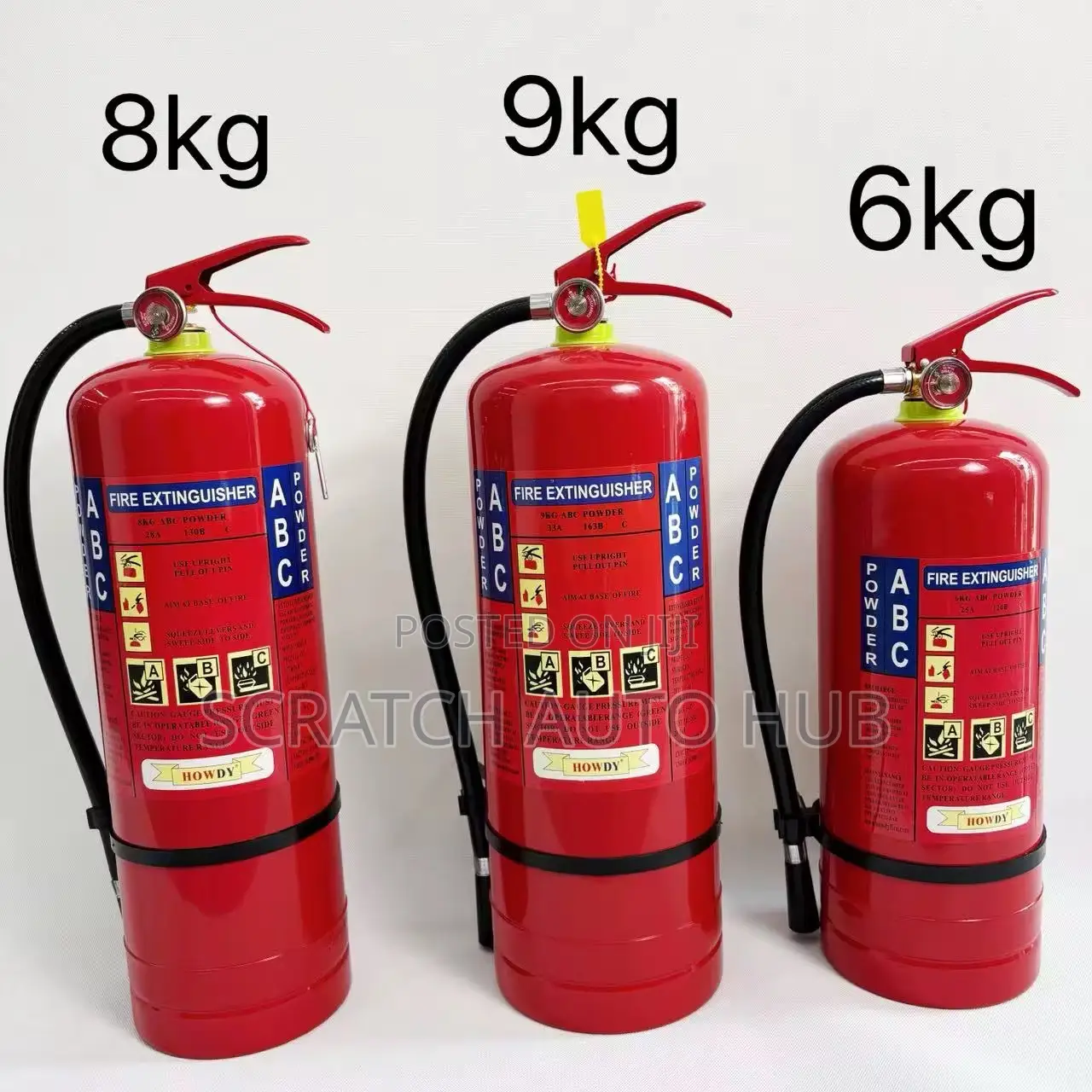 Fire Extinguisher- 1kg-9kg-4kg-12kg for Cars Office Home Hotel (Ect)