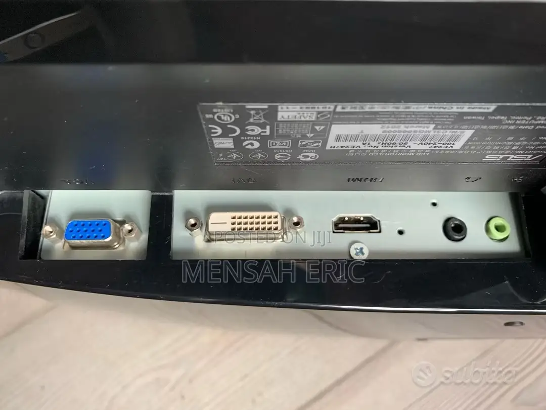 27” Asus Ve278q Hdmi Monitor