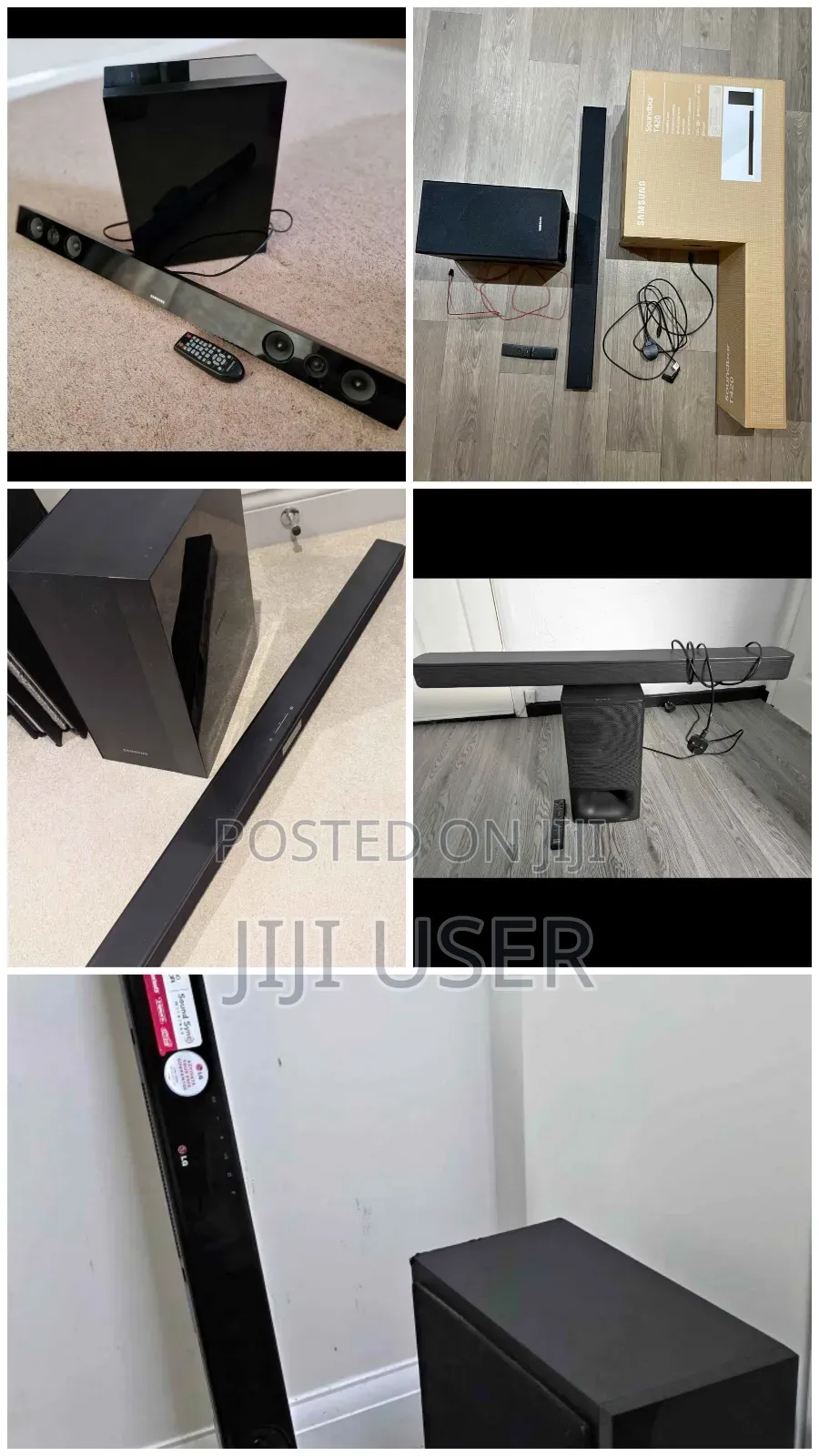 Wireless Soundbar And Subwoofer