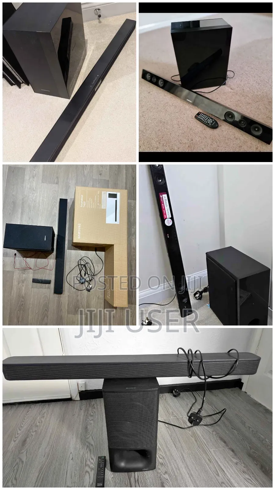 Wireless Soundbar And Subwoofer
