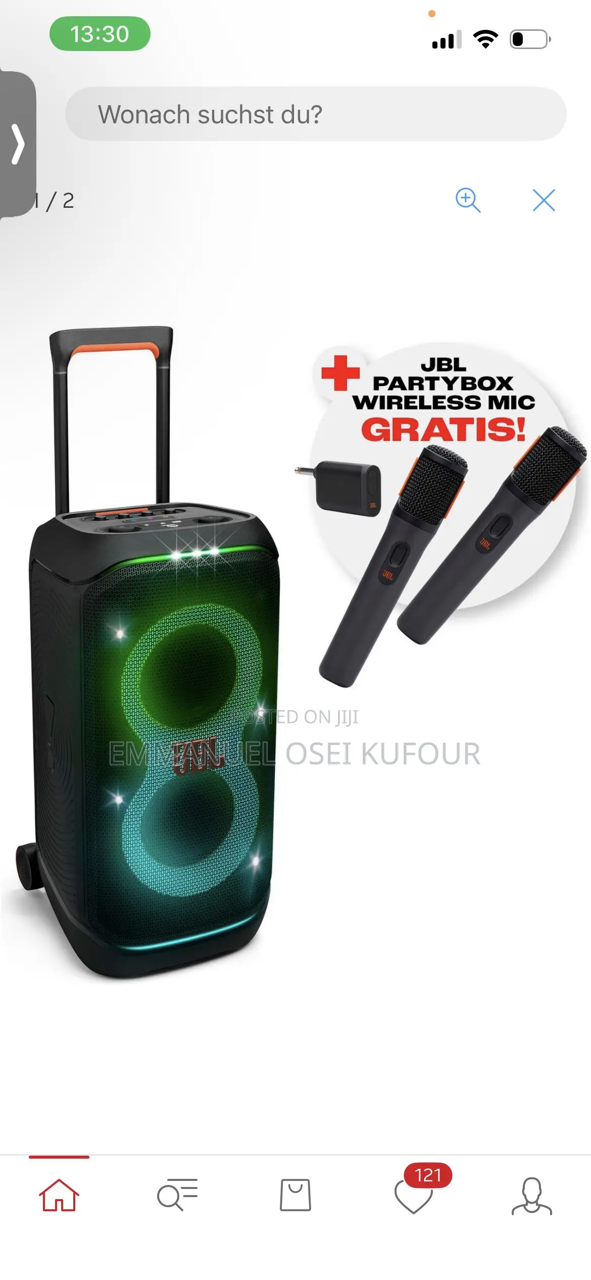 JBL Partybox 320+ 2 Wireless Mic