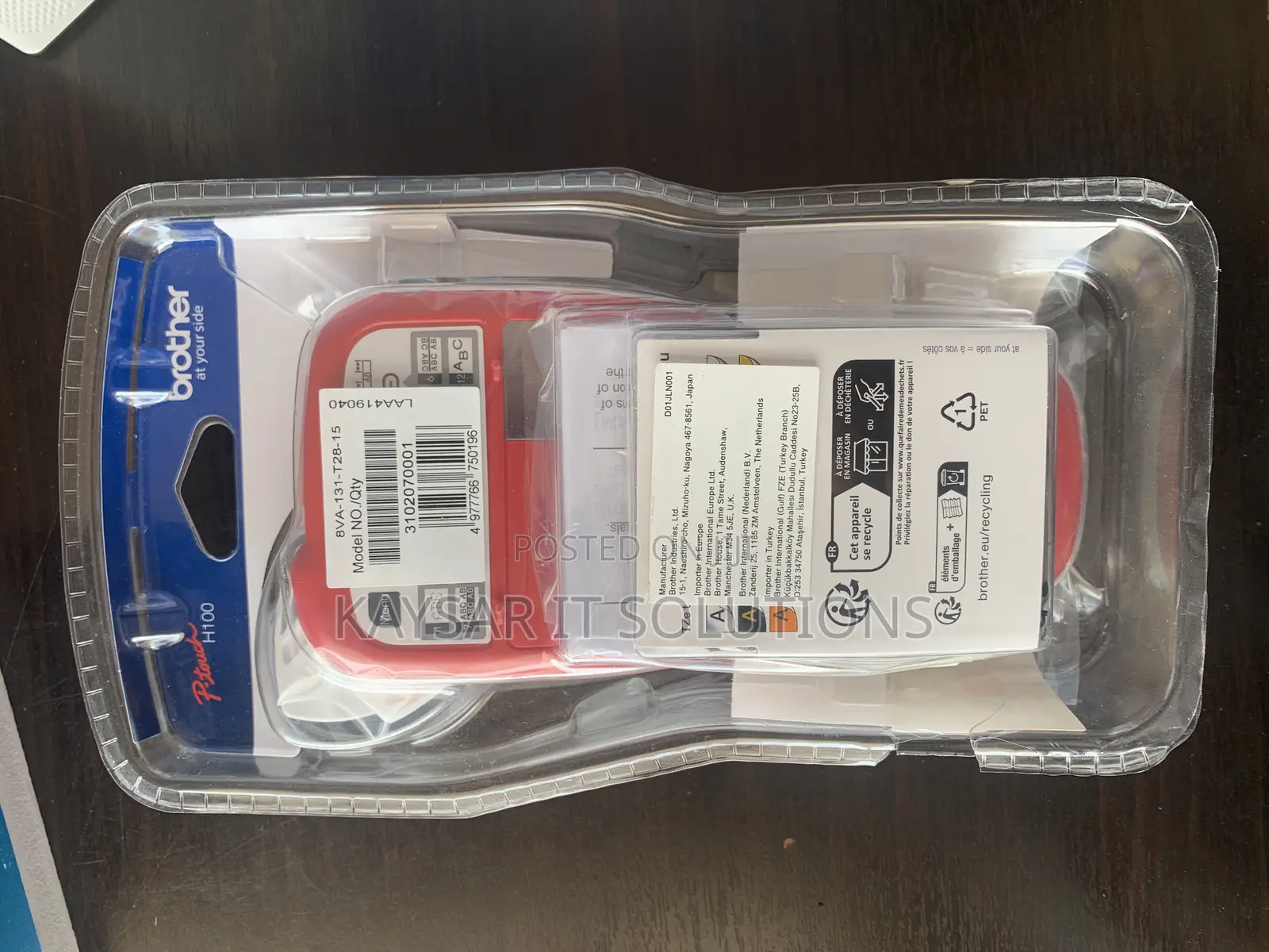 Brother P Touch H100 Labelling Machine