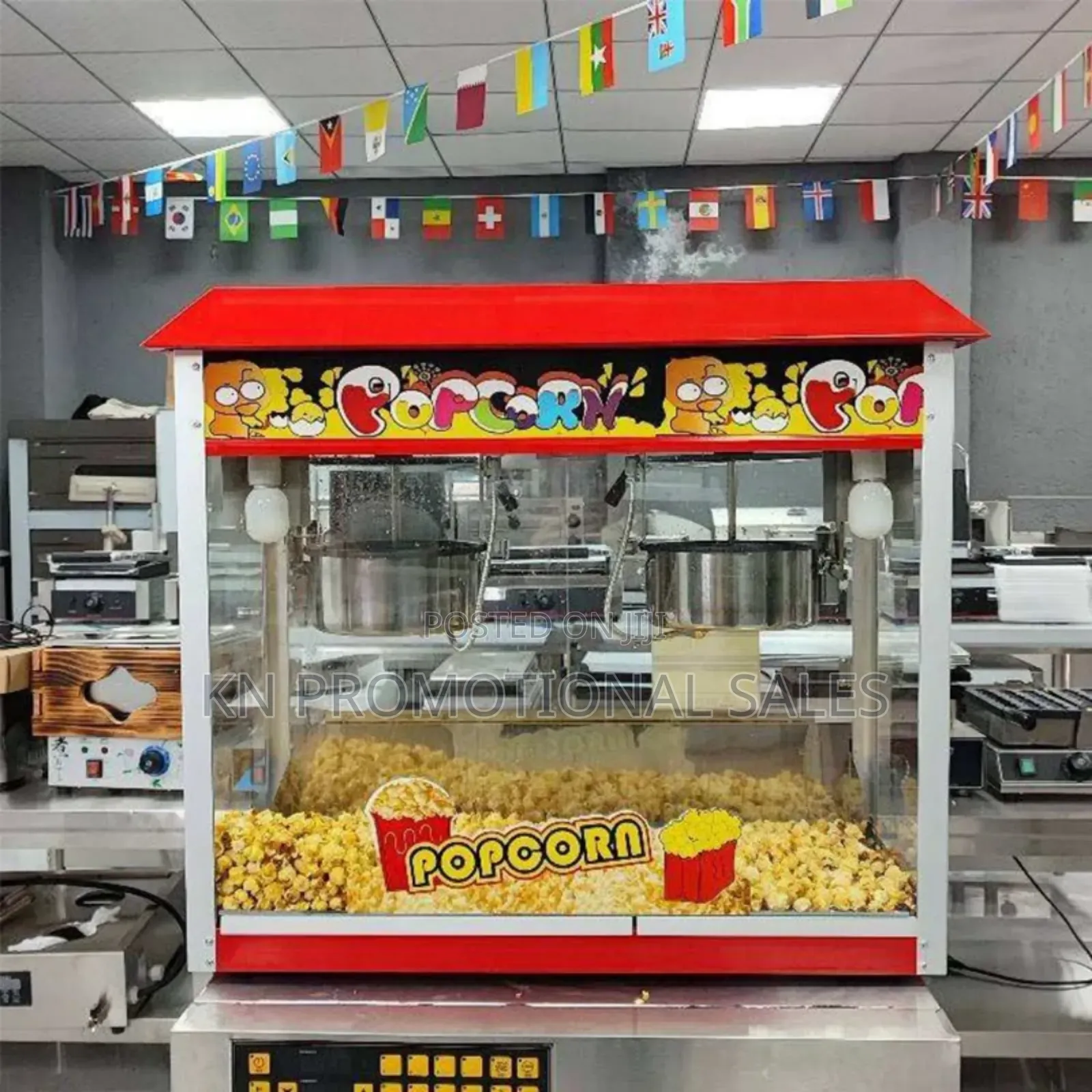 Double Popcorn Machine Large Size