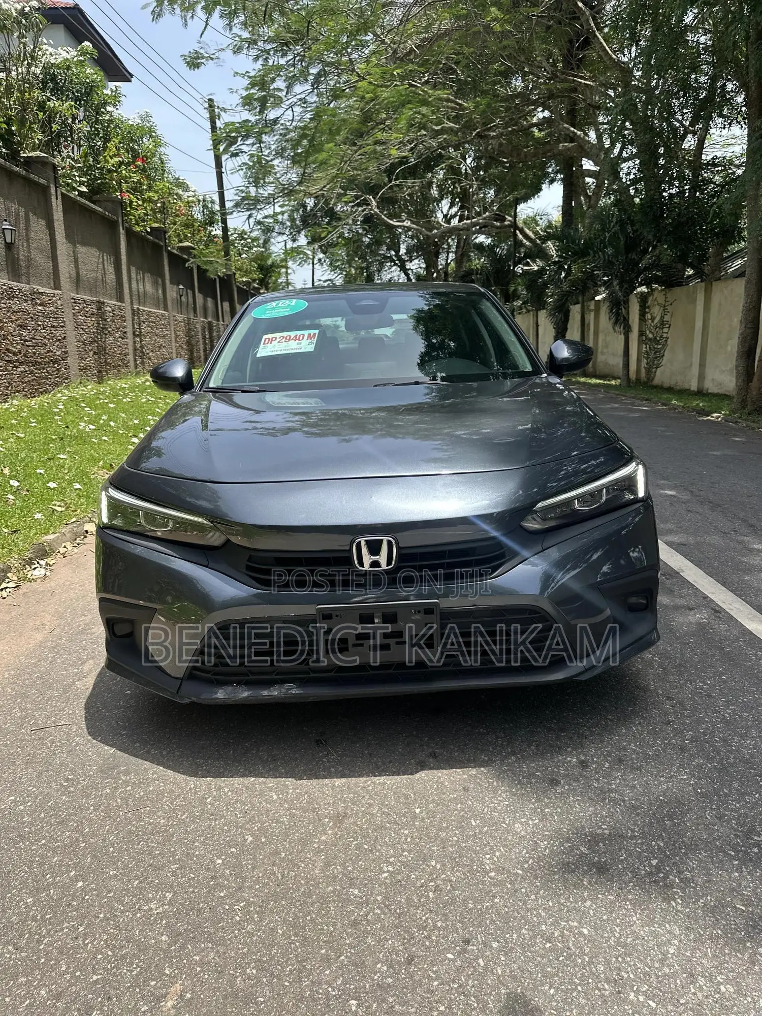 Honda Civic EX CVT 2024 Gray