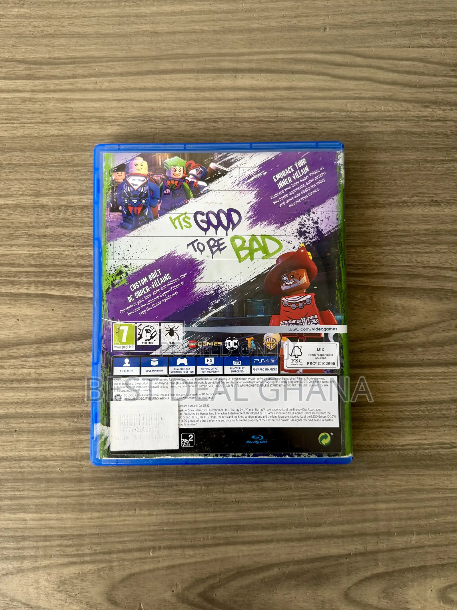 Lego Dc Super Villains Ps4 Cd