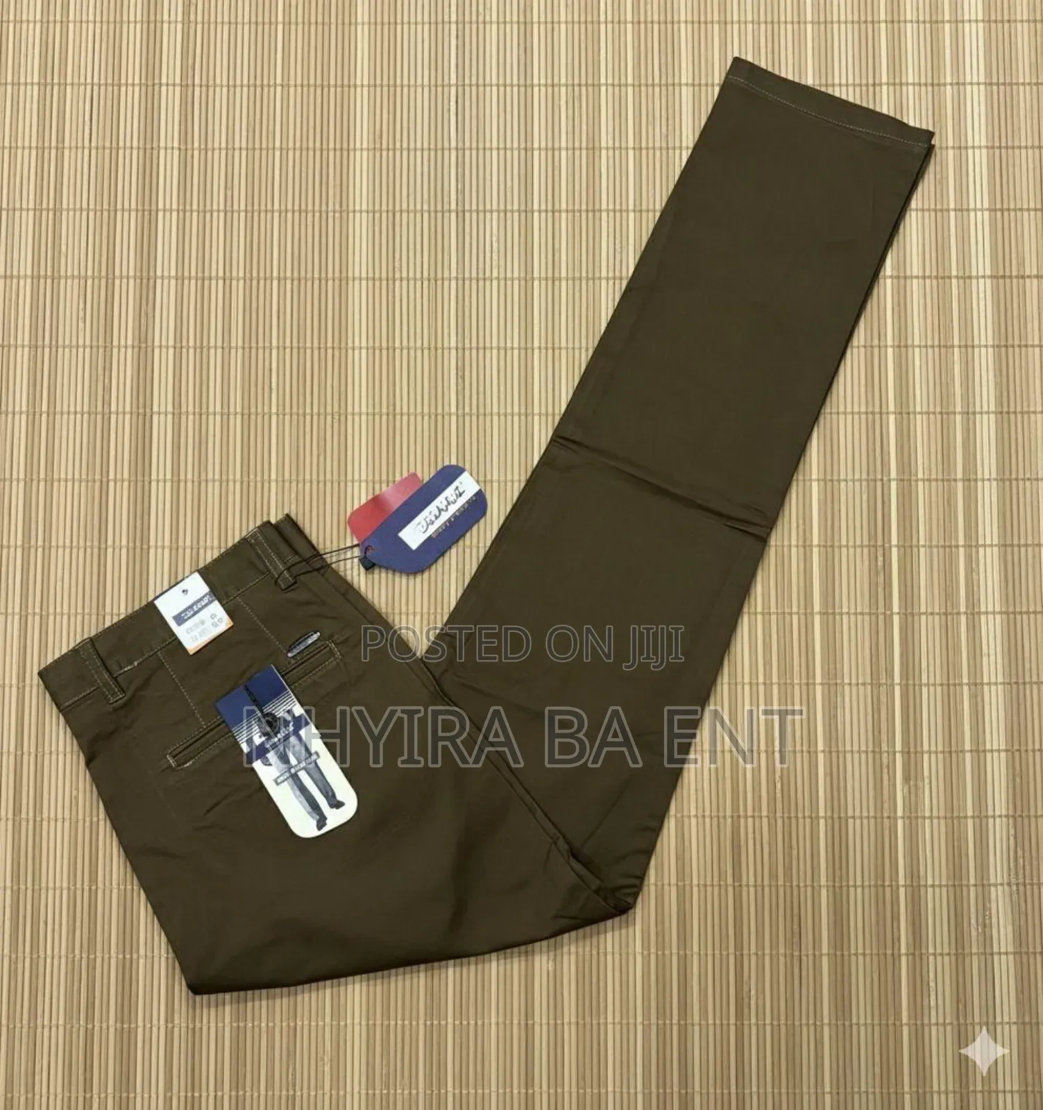 Delacruz Stretch Khaki Trousers