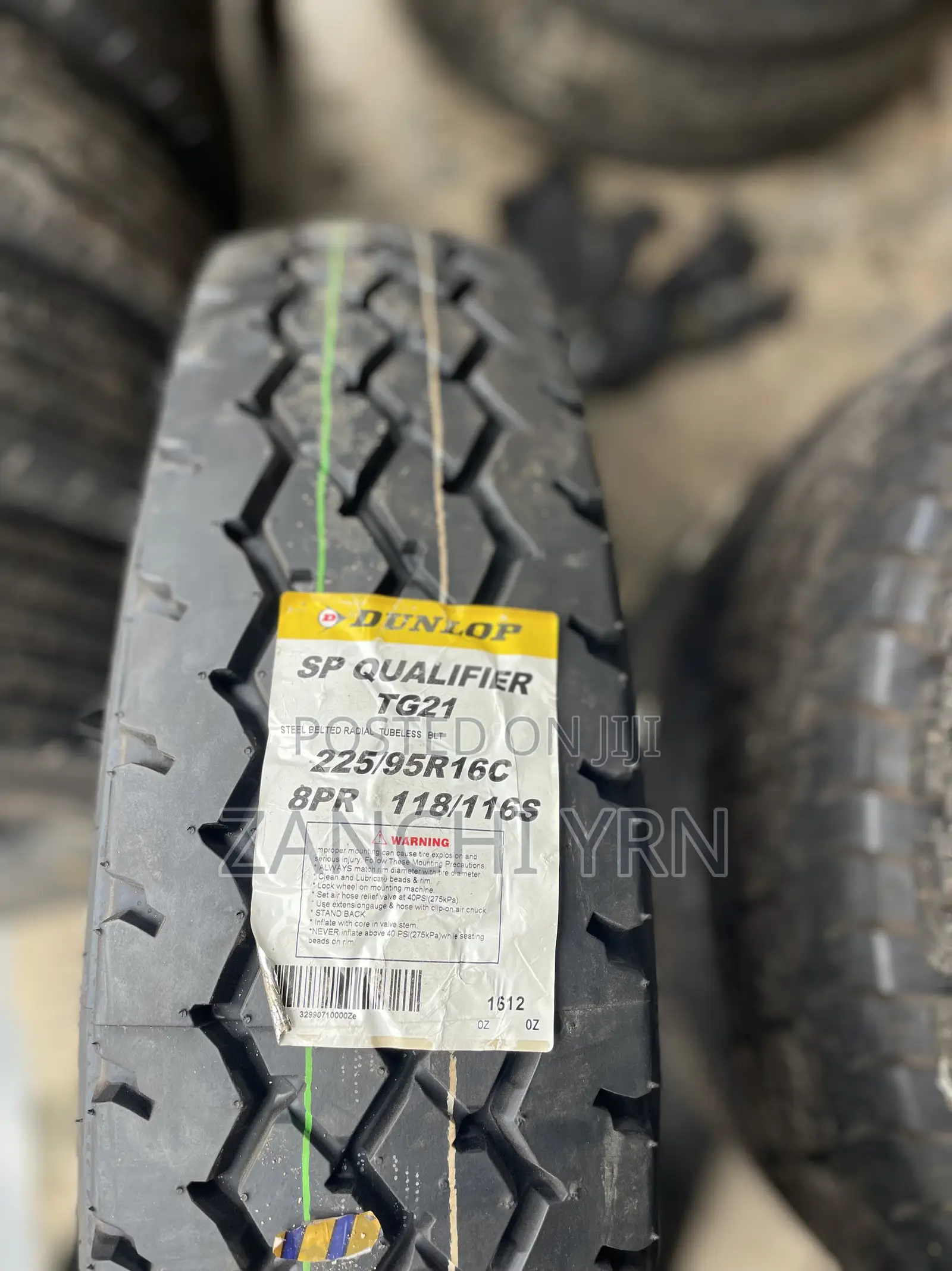 225/95r16c Dunlop Sp Qualifier Tg21