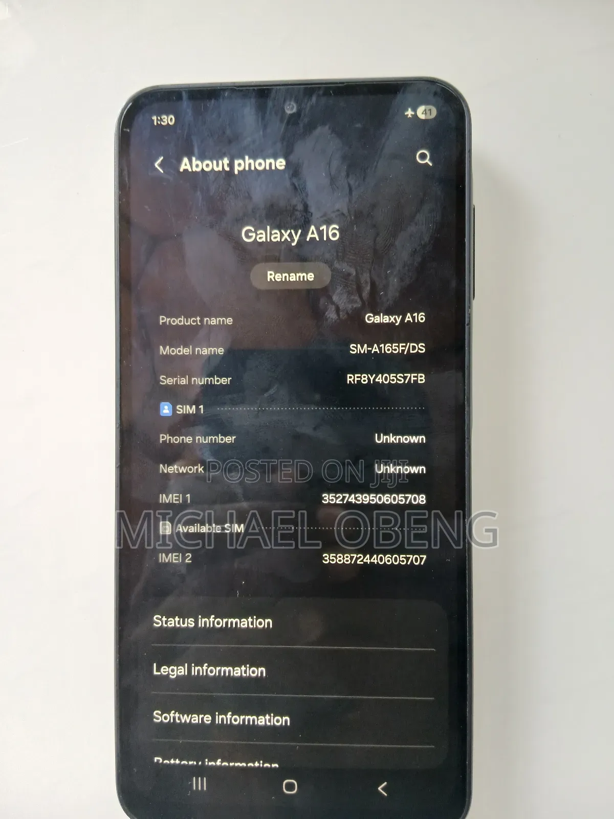 Samsung Galaxy A16 128 GB Black