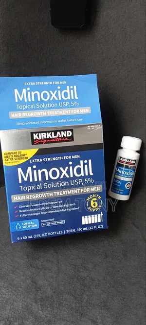 A Bottle Kirkland Signature Minoxidil 5% Topical Solution for Men