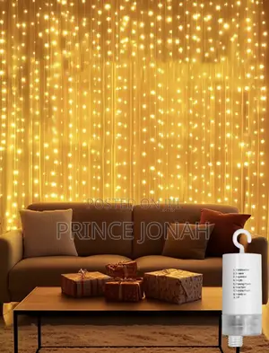 Curtain Lights,Battery Operated, 6 X 3 M 600 Led Fairy Curtain Lights,