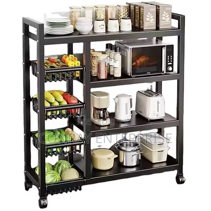 Kitchen Rack With Shelves.
