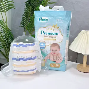 Onais Premium Gold Baby Diapers - 58 PCS