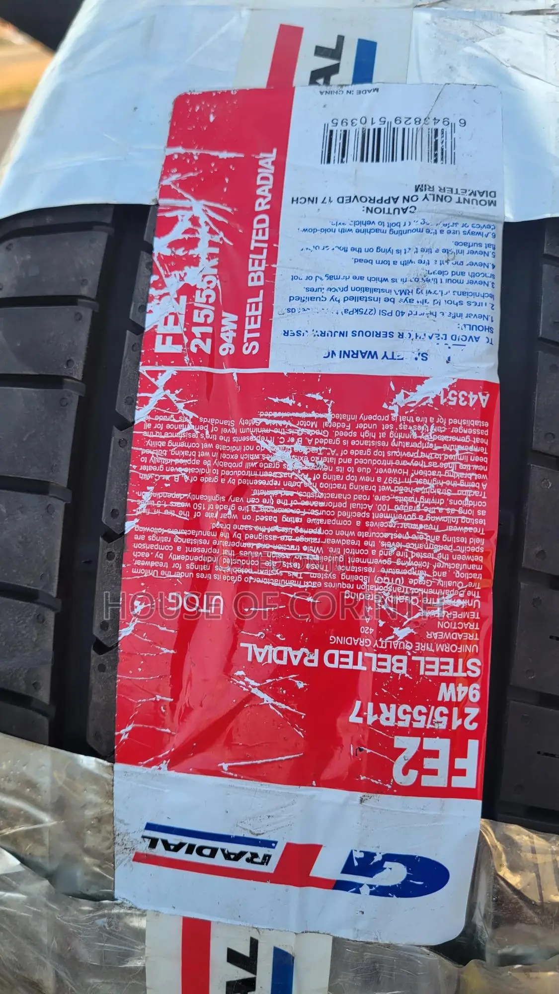 215/55r17 Gt Radial