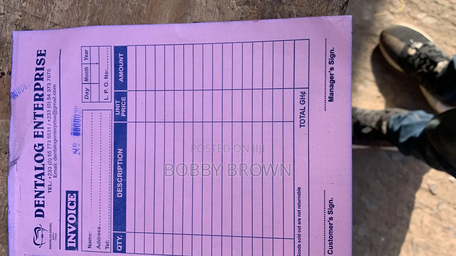 Receipt Book