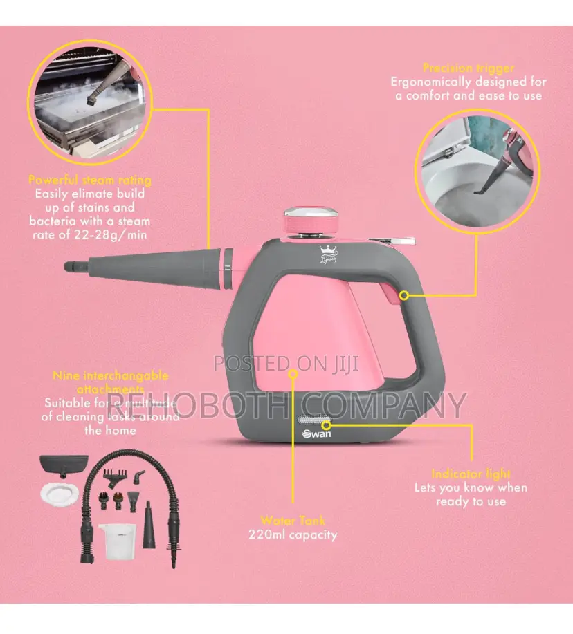 Swan X Tv’S Queen of Clean Sc17350qocn Handheld Steam Cleaner