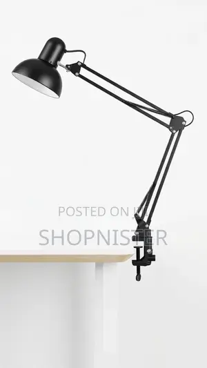 Adjustable Metal Drafting Light With Table Clamp