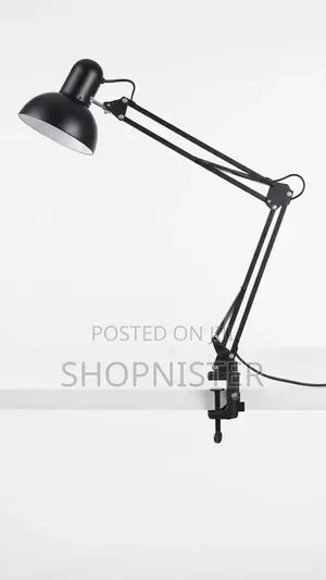 Adjustable Metal Drafting Light With Table Clamp