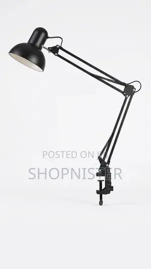 Adjustable Metal Drafting Light With Table Clamp