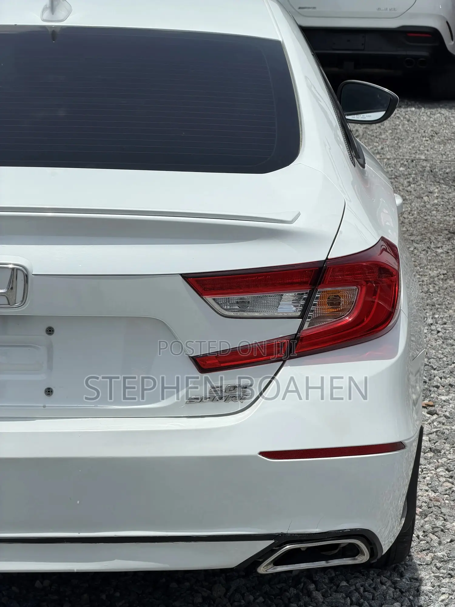 Honda Accord Sport (2.0L 4cyl Turbo 6M) 2019 White