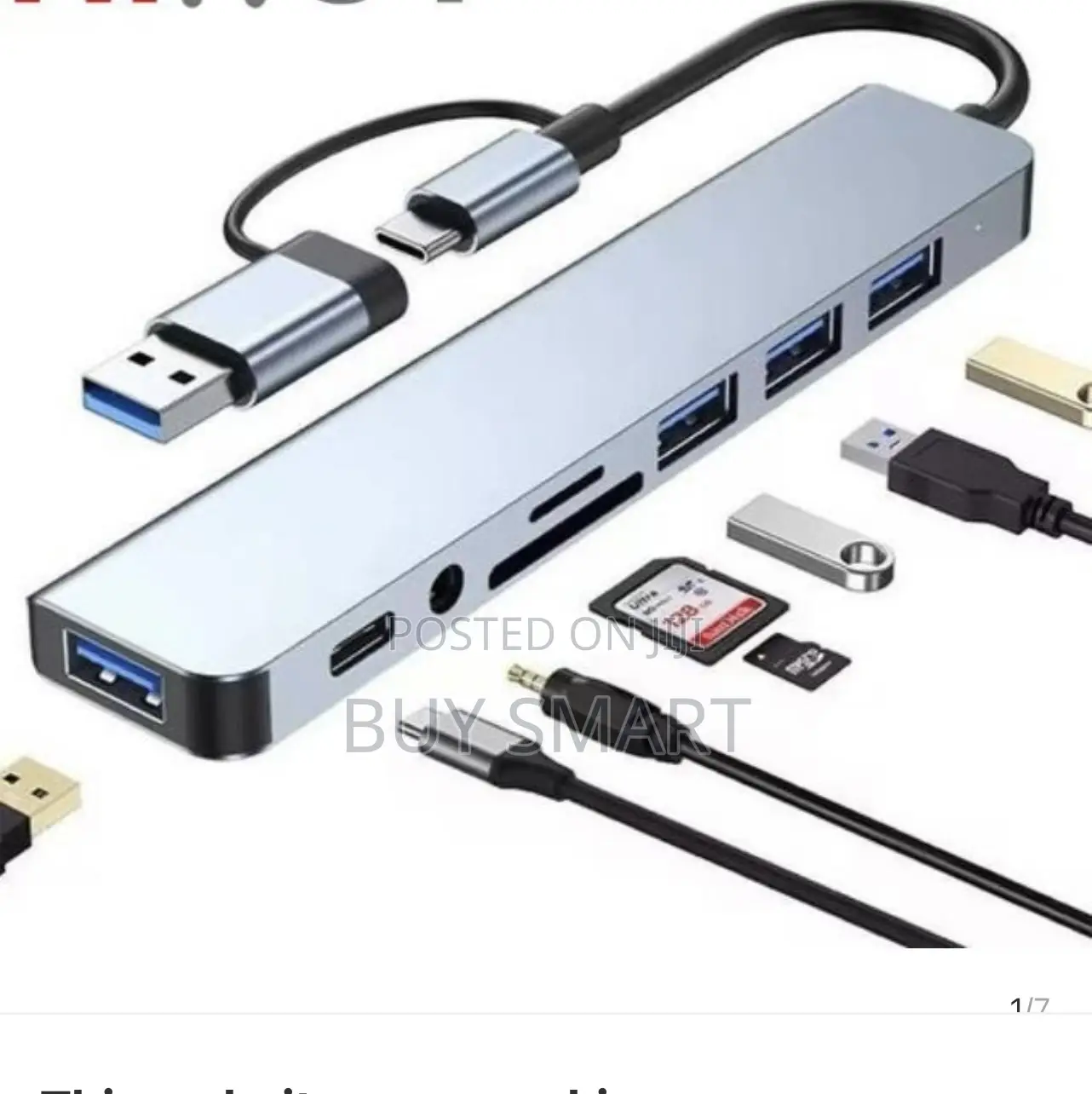 Usb-C to HDTV 8-Port Adapter