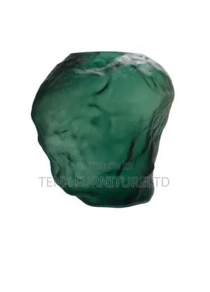 Glass Vase (Emeralds)